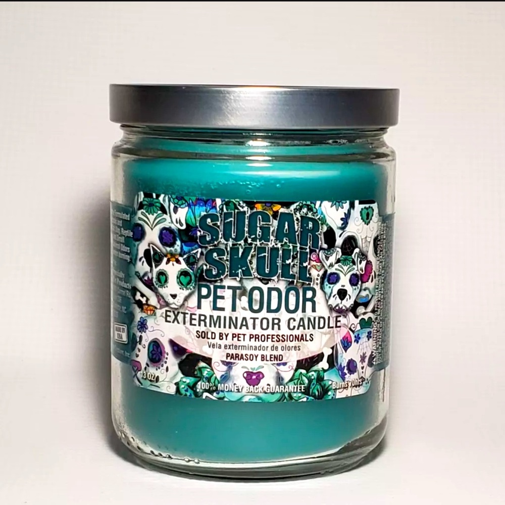 Sugar Skull Pet Odor Exterminator Candle